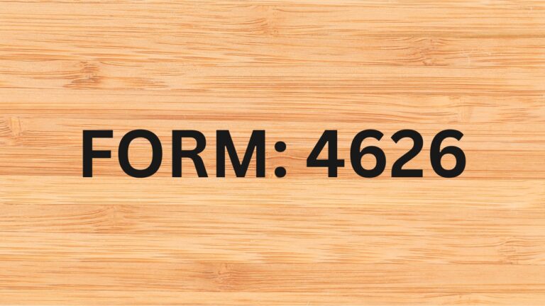 form 4626