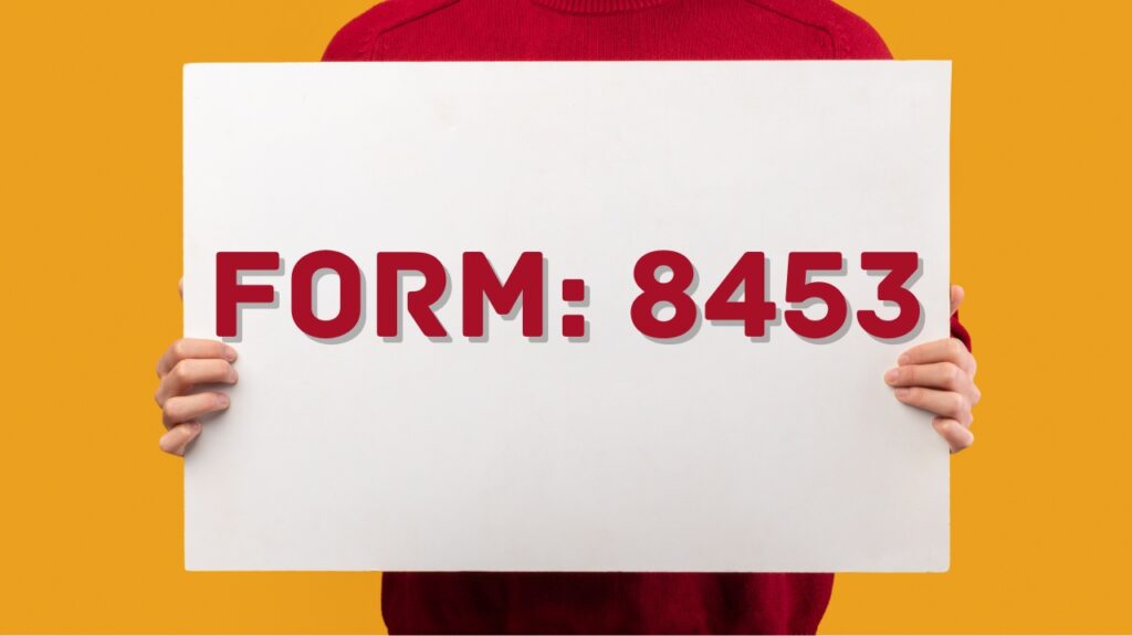 form 8453