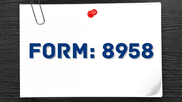 form 8958