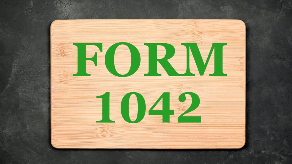 form 1042