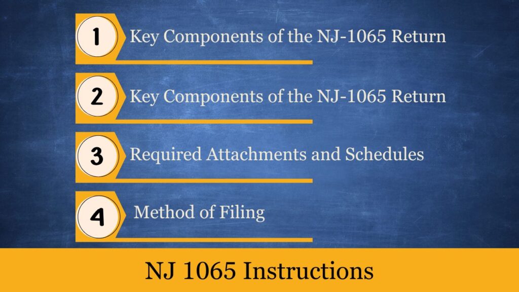 NJ 1065 Instructions